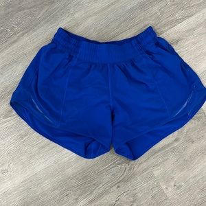 Lululemon royal blue Hotty Hot short